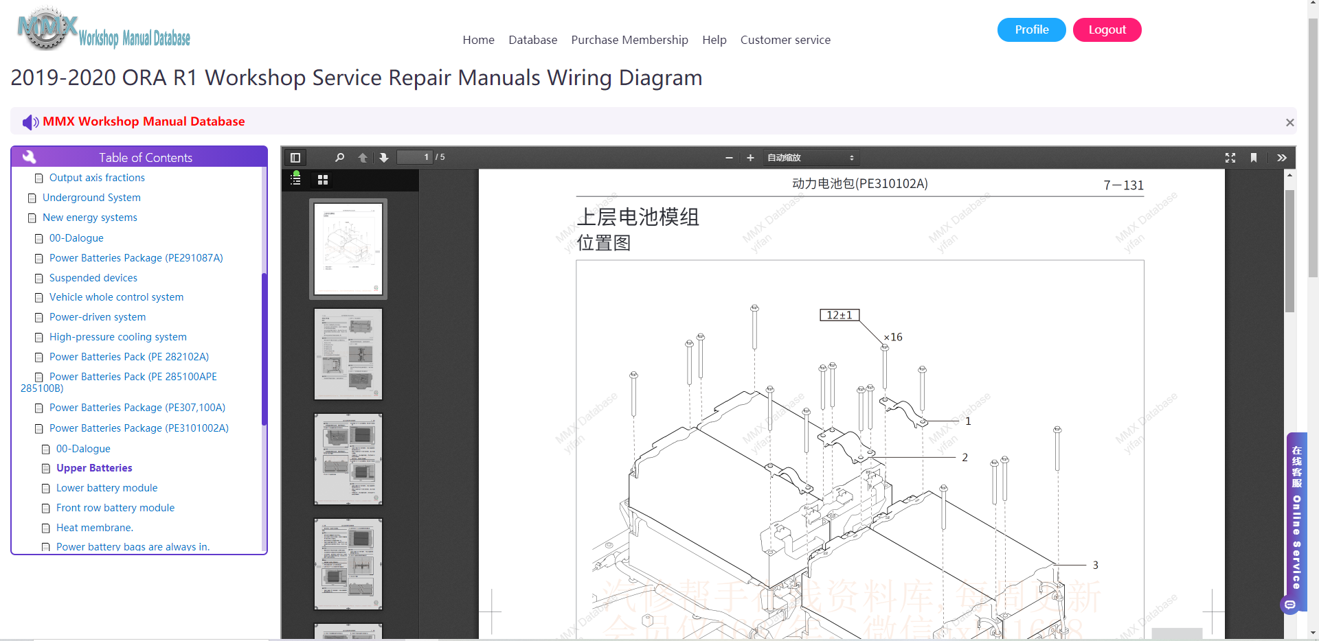 2019-2026 ORA Series Workshop Service Repair Manuals Wiring Diagram